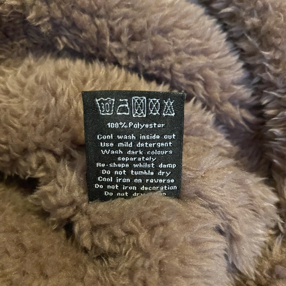 NWOT Balance Athletica Crop Sherpa Hoodie | XS | Brown - Picture 5 of 5